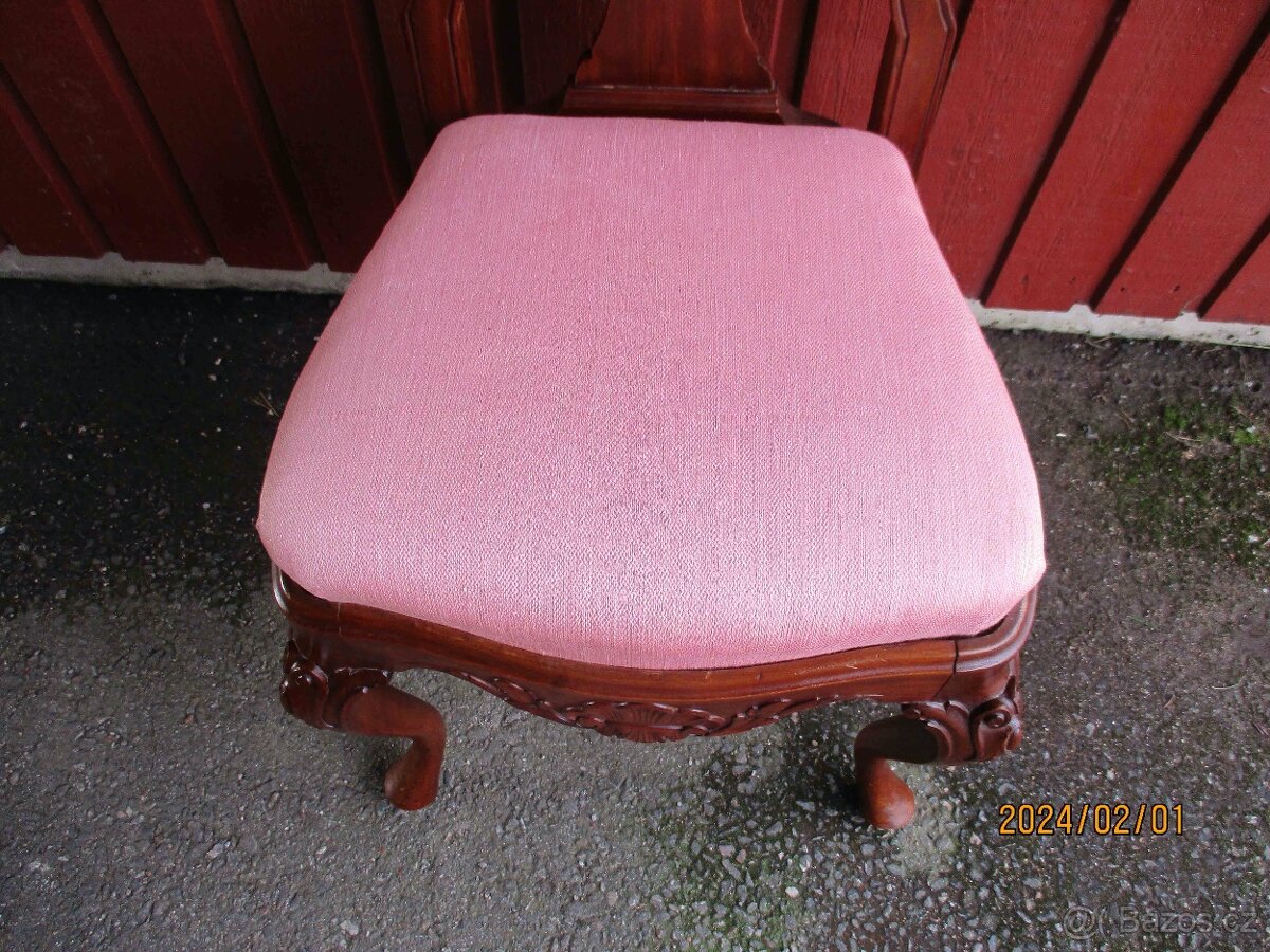 2 x zidle rokoko styl - AKCE - 5