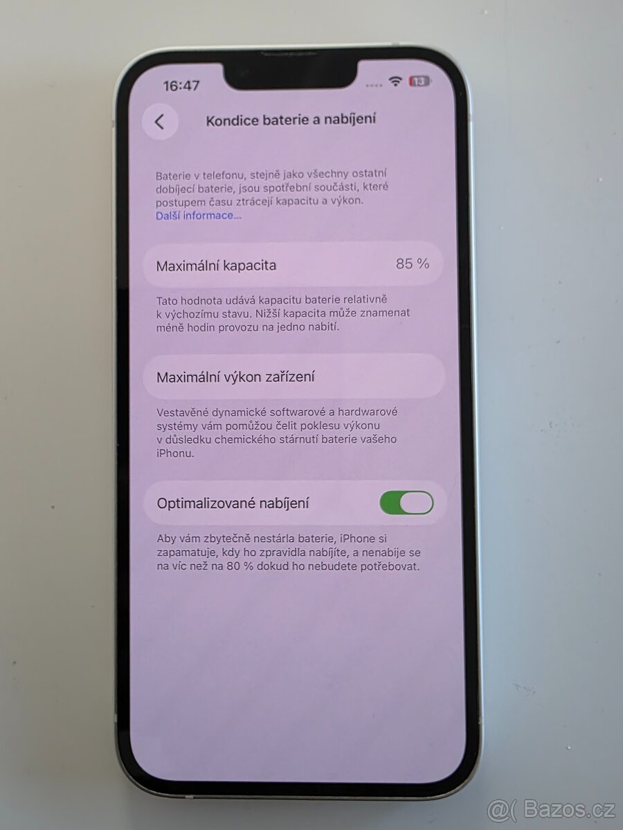 Iphone 13 128GB bílý - 5