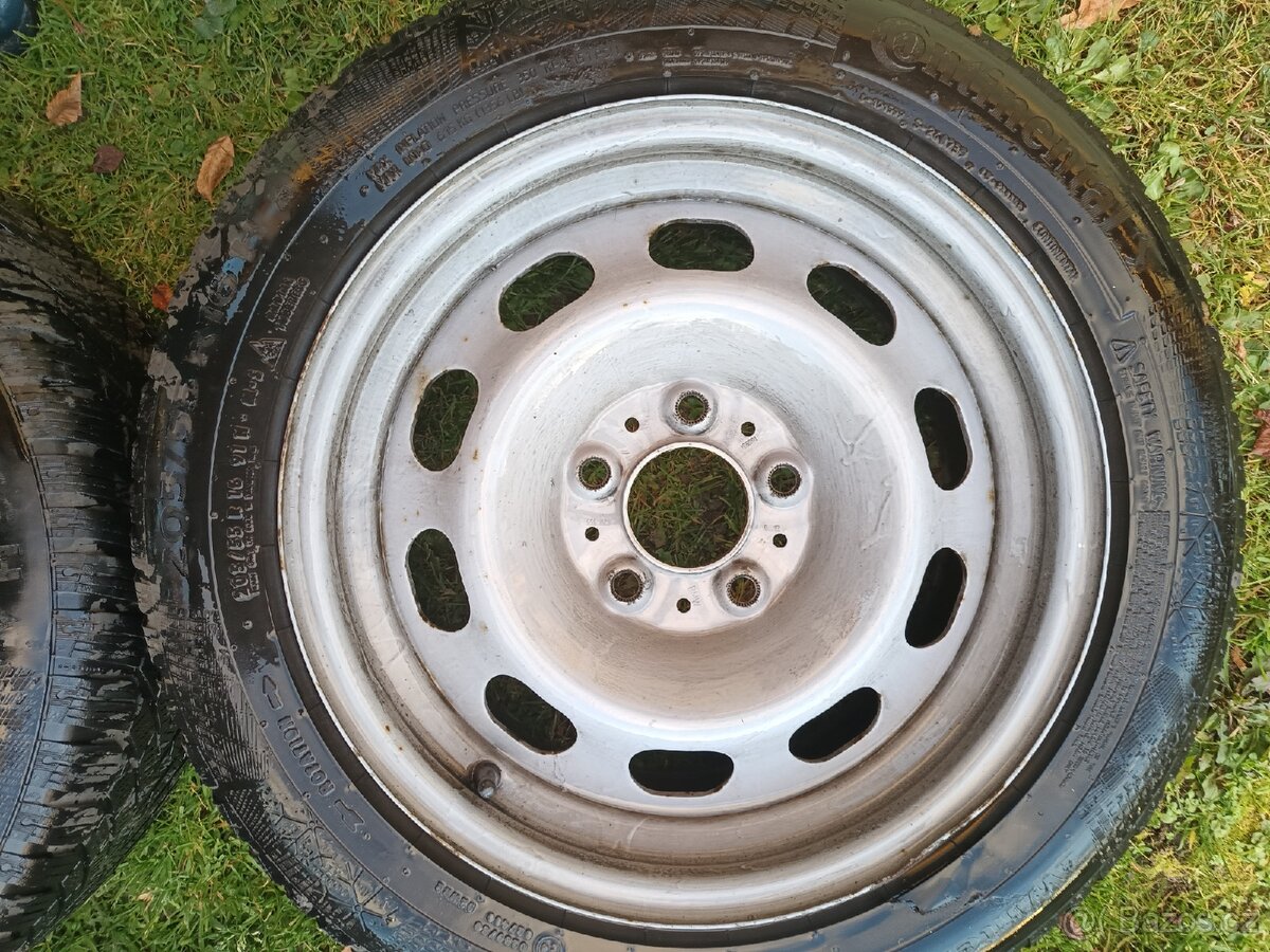 BMW 5x120 R16, zimní Conti 205/55 R16 - 5