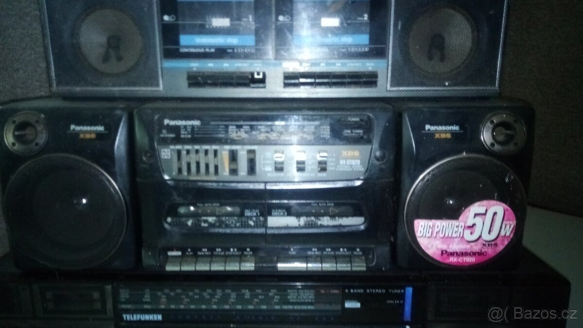 Retro kazeťáky Telefunken,Panasonic - 5