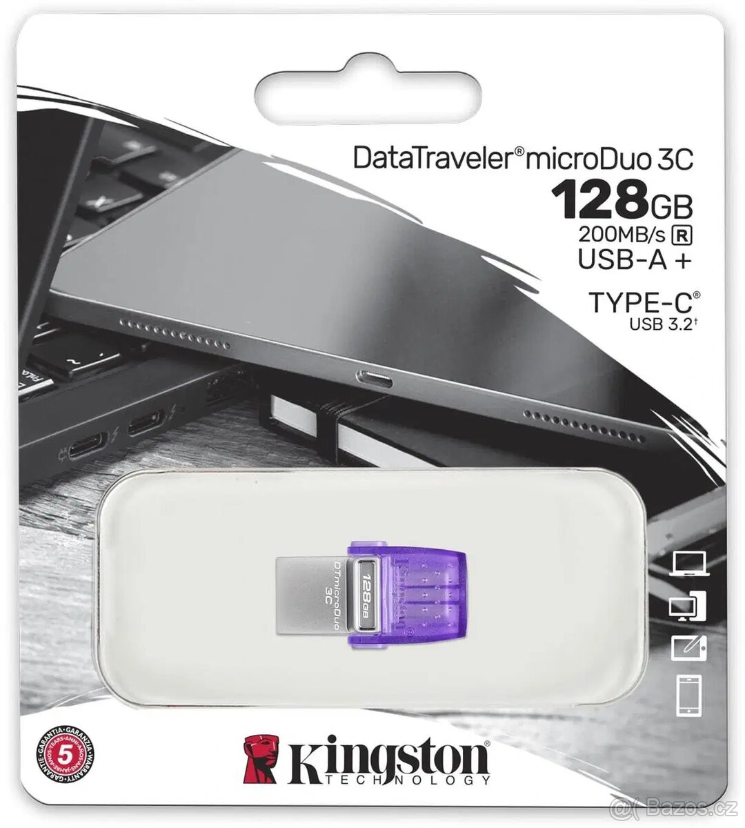 FLESH USB DISK KINGSTON 128GB DO MOBILU - 5