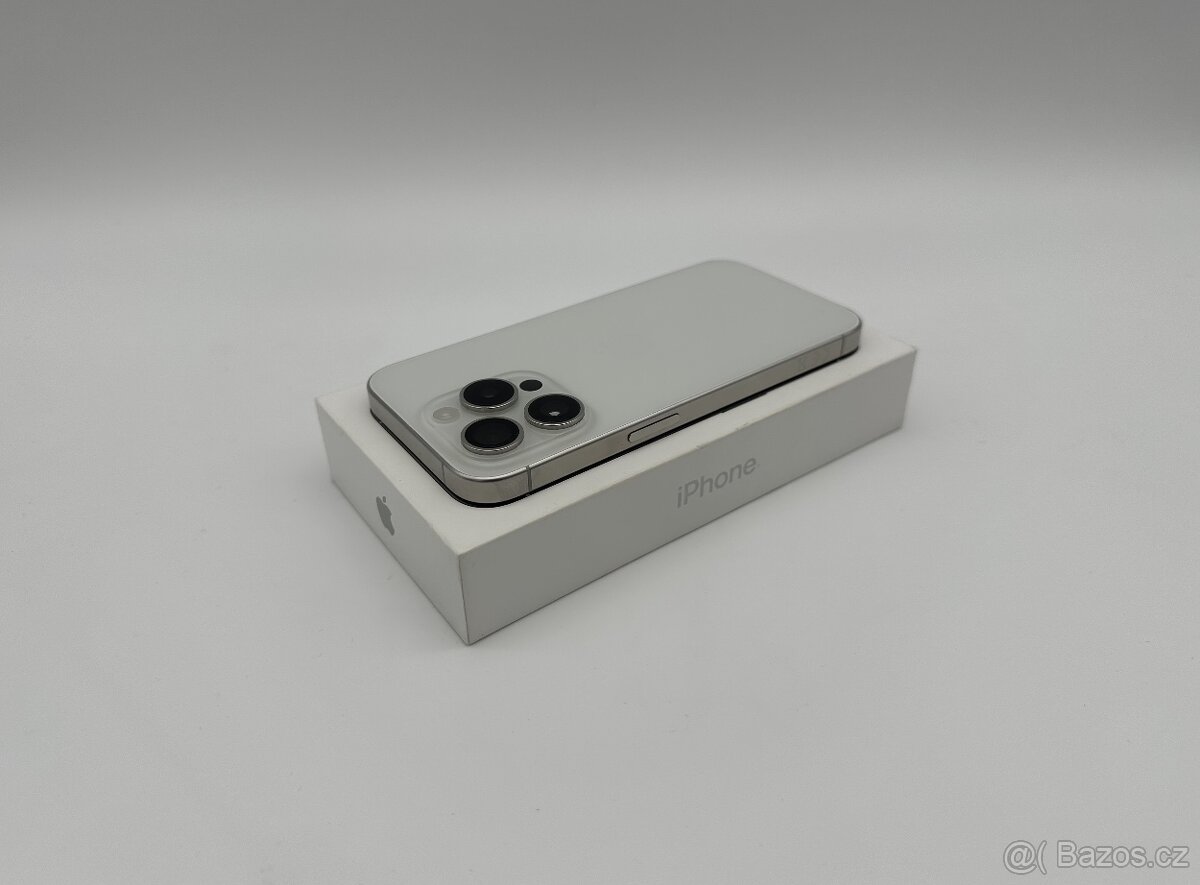 iPhone 15 Pro 128GB White Titanium + ZÁRUKA - 5