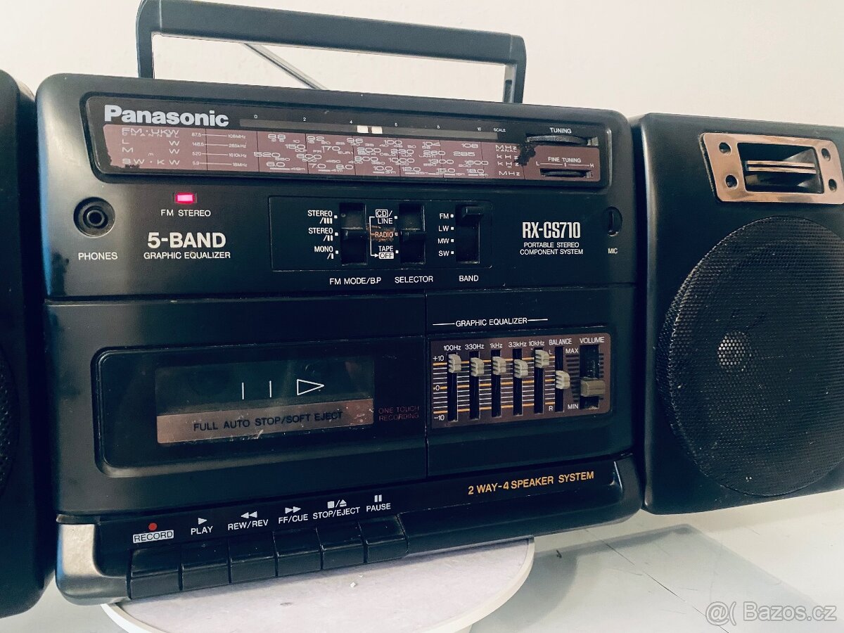 Radiomagnetofon Panasonic RX-CS 710, rok 1991 - 5