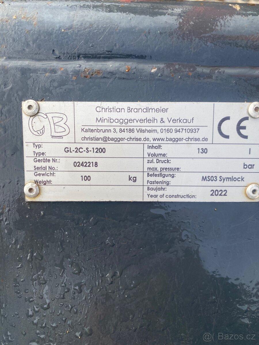 Lopata svahovací MS03 Symlock svahovka planýrka - 5