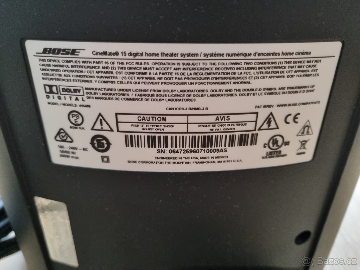 Soundbar systém Bose Cinemate 15 - 5