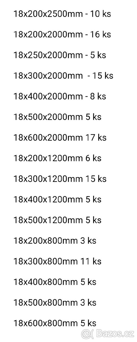 Výprodej smrkové spárovky - 5