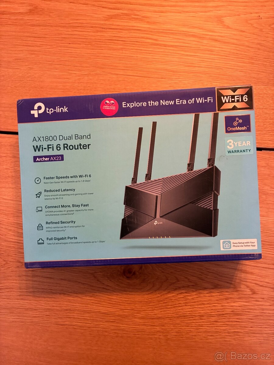 TP-Link Archer AX23 WiFi6 router v záruce - 5
