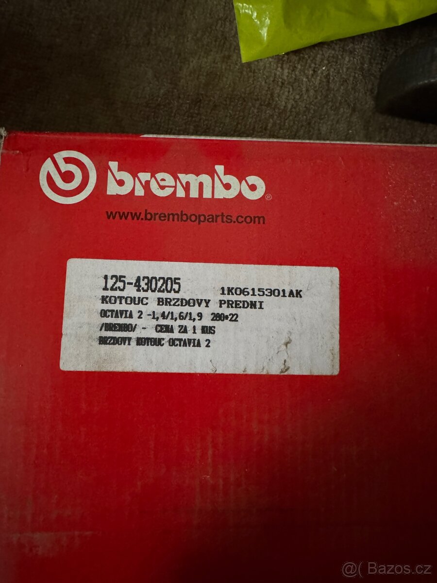 BRZDY OCTAVIA 2 - 5