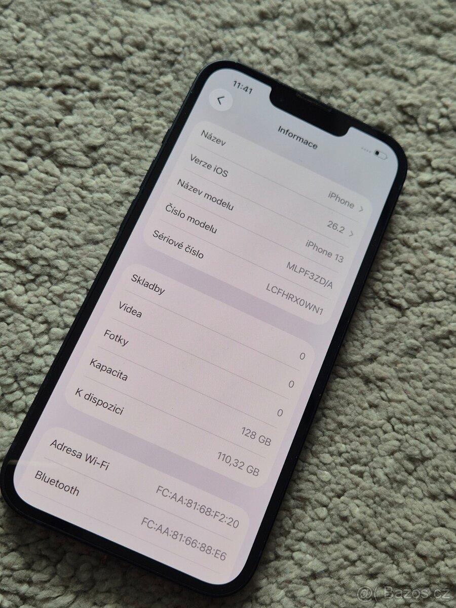 iPhone 13 128gb baterie 93% - 5