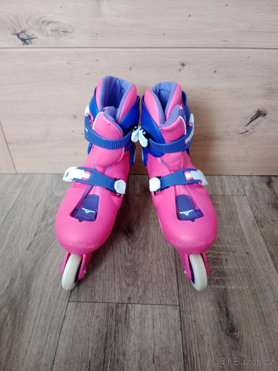 Dívčí kolečkové brusle velikost 32-34 - 5
