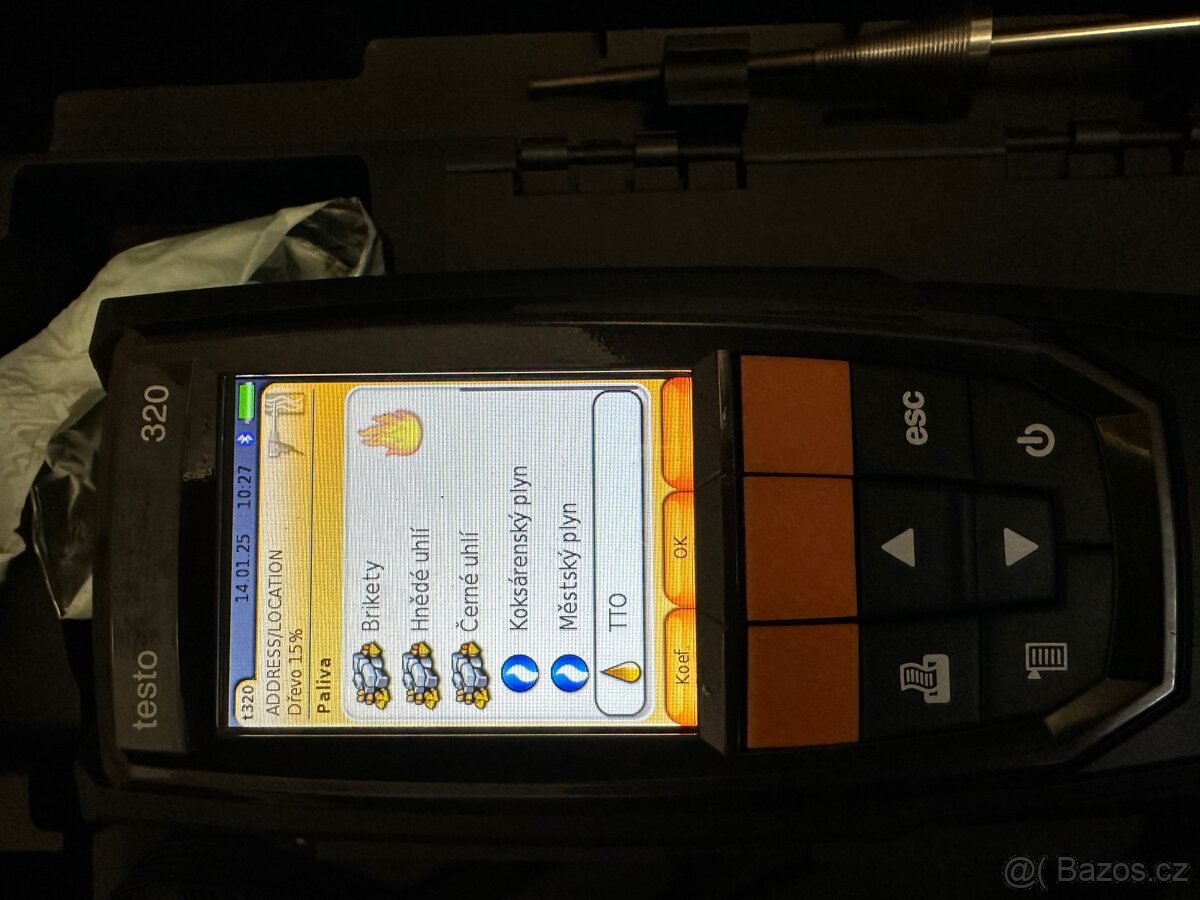 TESTO 320 ANALYZÁTOR SPALIN - 5