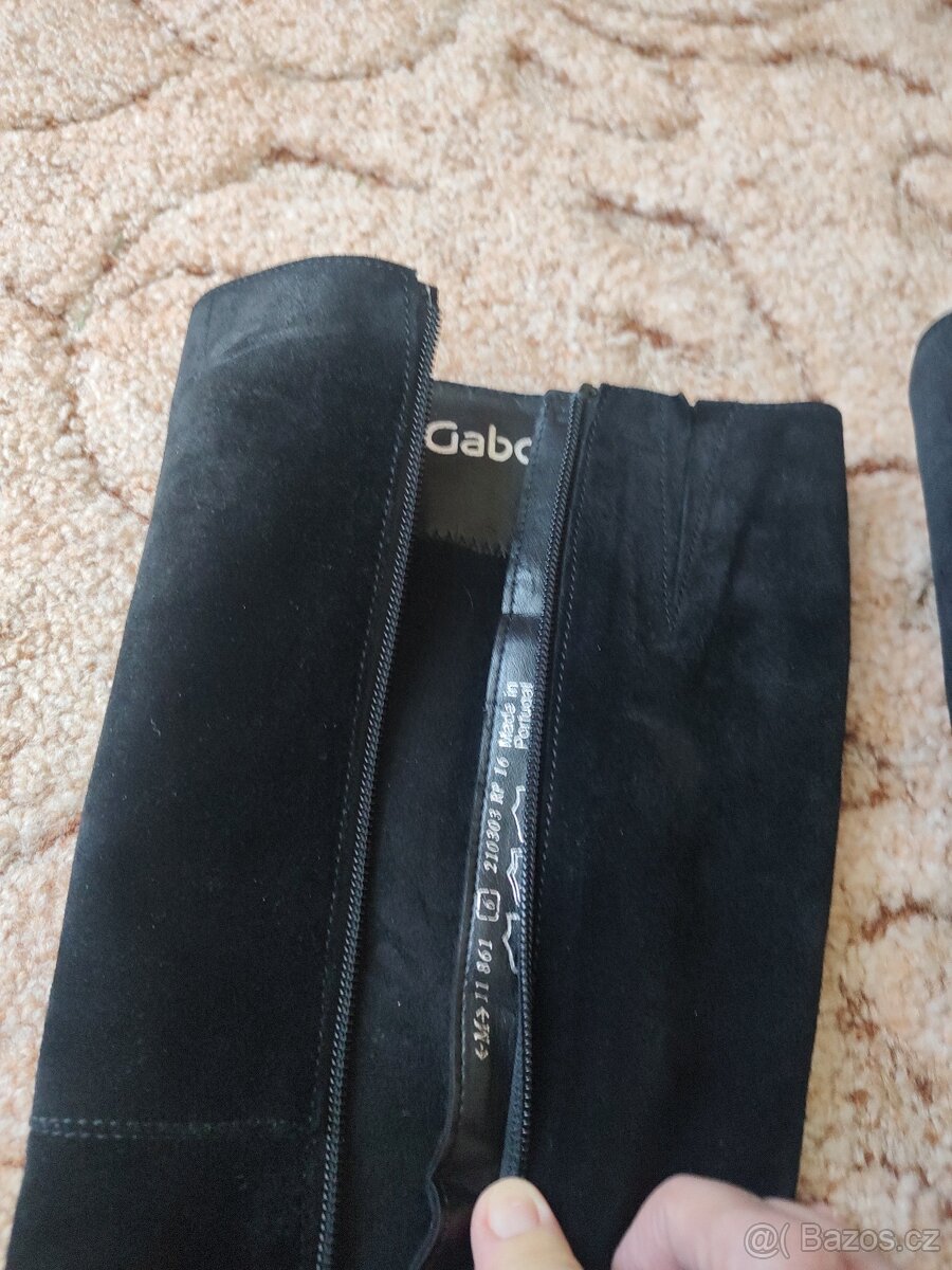 Kožené kozačky Gabor vel. 39 - 5