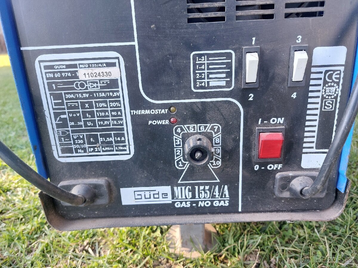 Svářečka Co2 GUDE MIG 155/4/A - 5