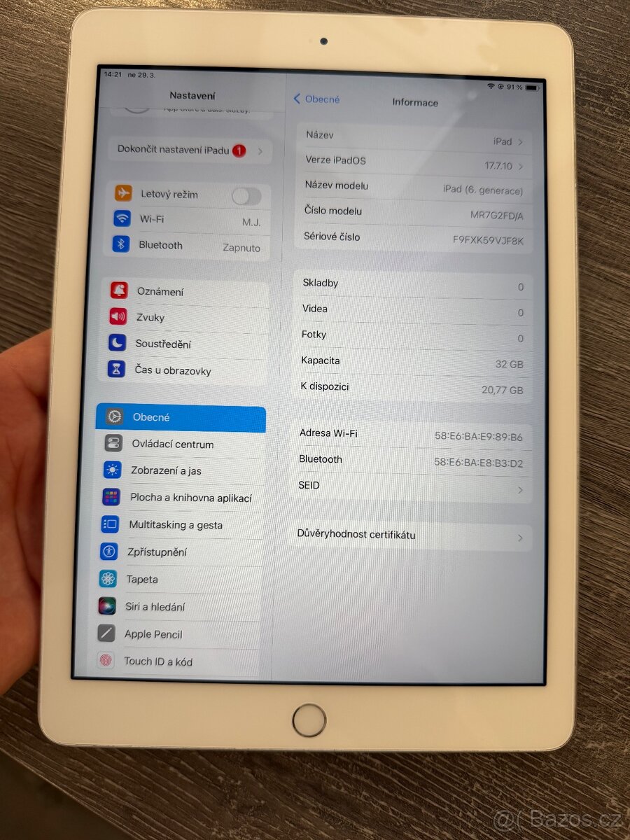 Apple iPad 6 gen - 5