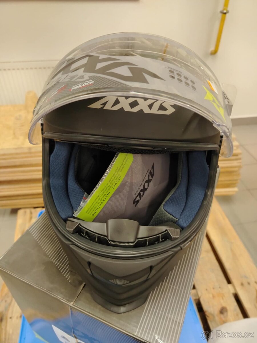 nová přilba AXXIS EAGLE černá matná M - 5