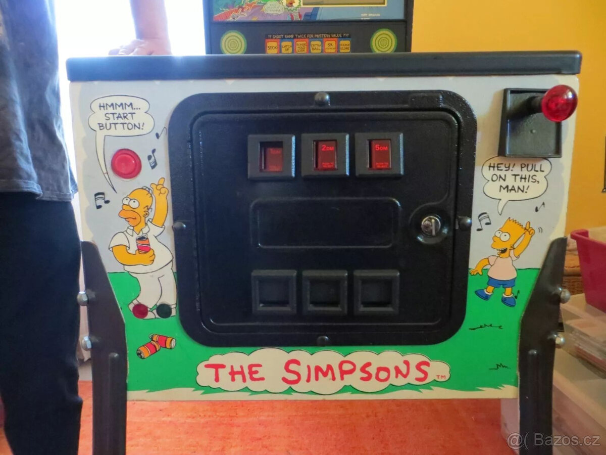 Simpsonovi Flipper od Data East, pinballový automat, z roku - 5