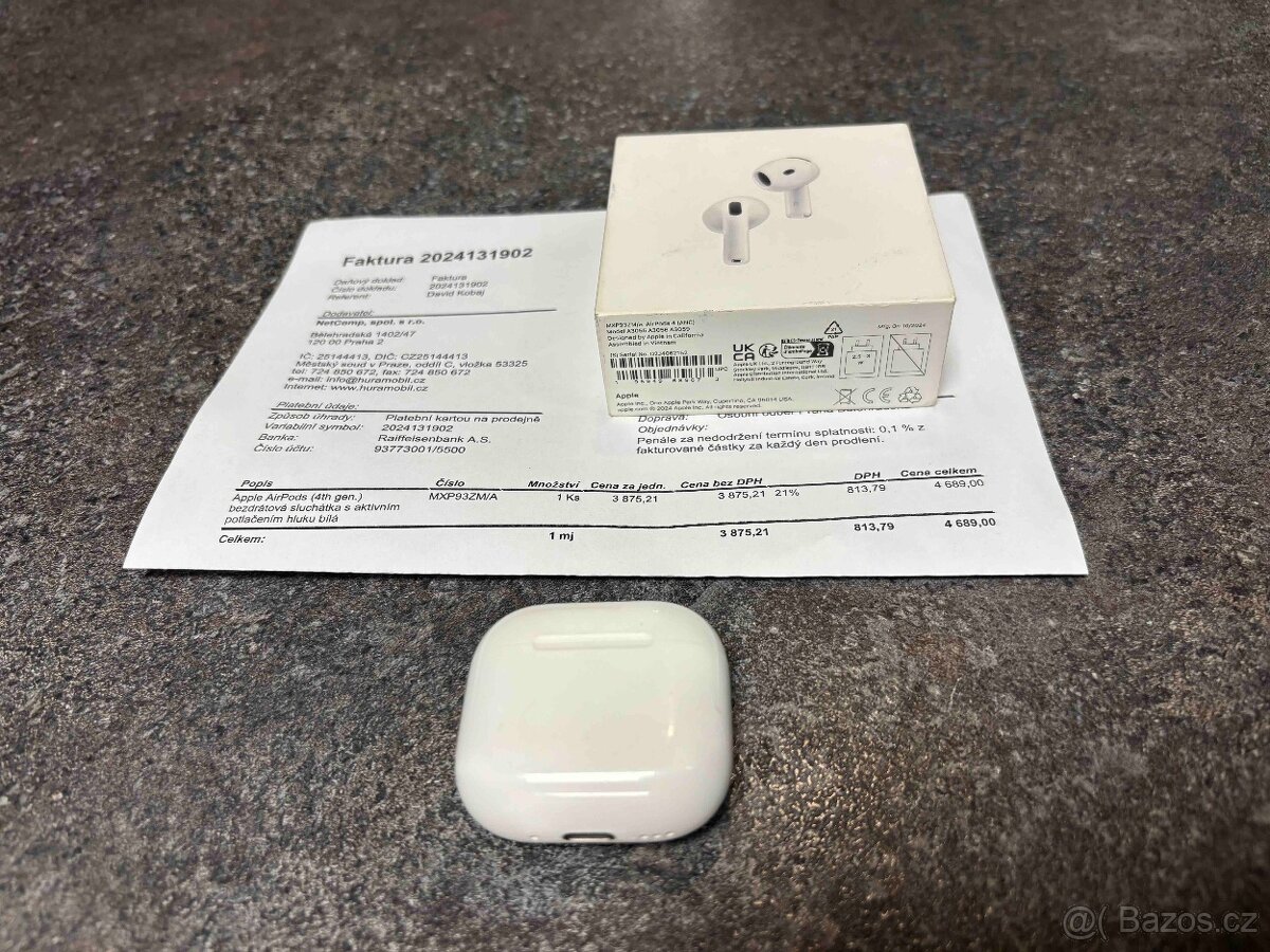 Apple AirPods (4th gen) – bezdrátová sluchátka s aktivním po - 5