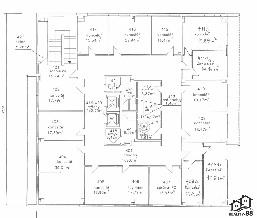 Pronájem kanceláře, 18 m² - Frýdek-Místek - Frýdek - 5