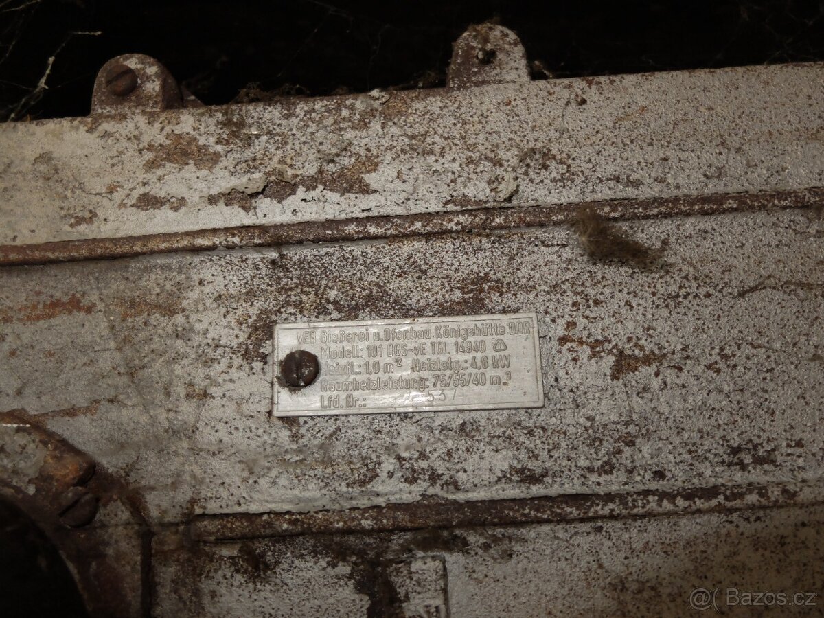 Litinová kamna Foron 4,4 kw + další 3,7 a 4,6 kw - 5