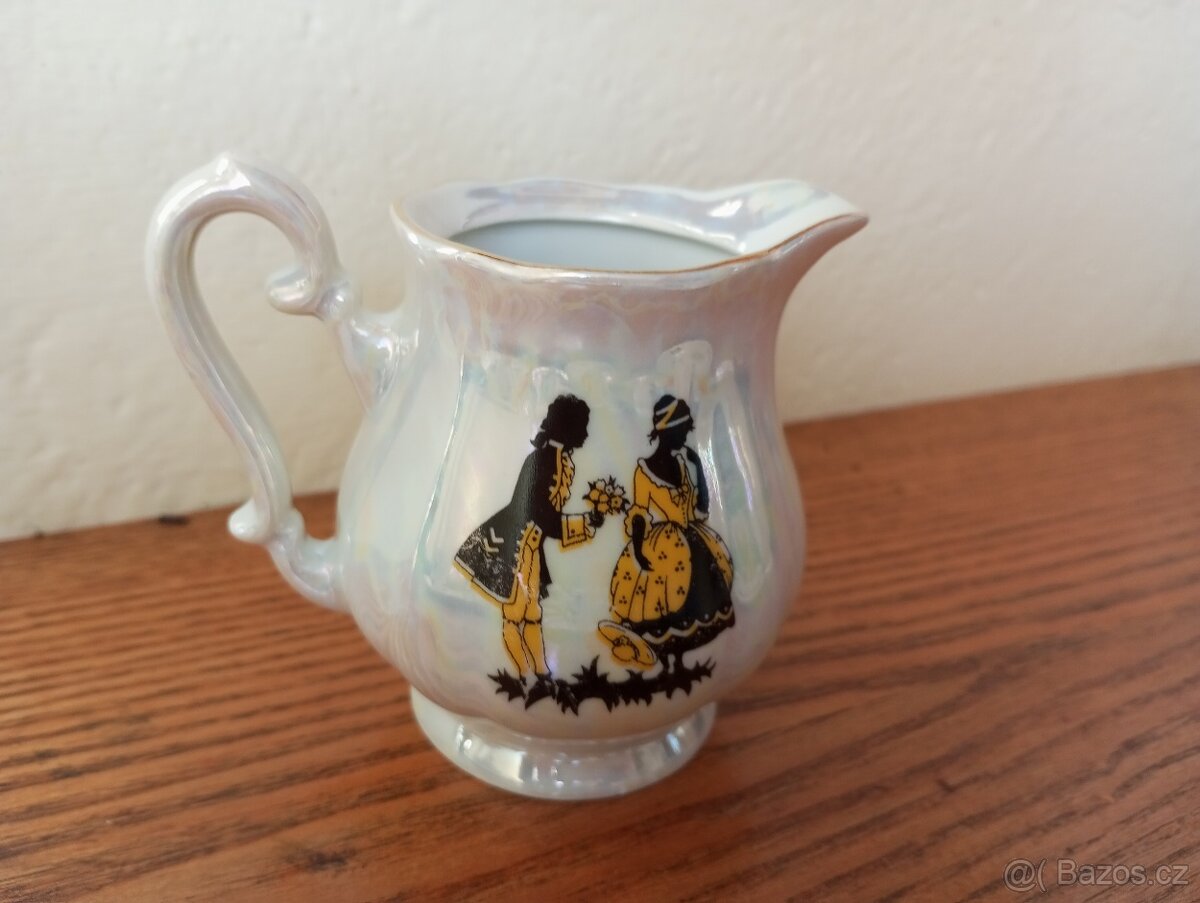 Perleťový porcelánový servis - 5