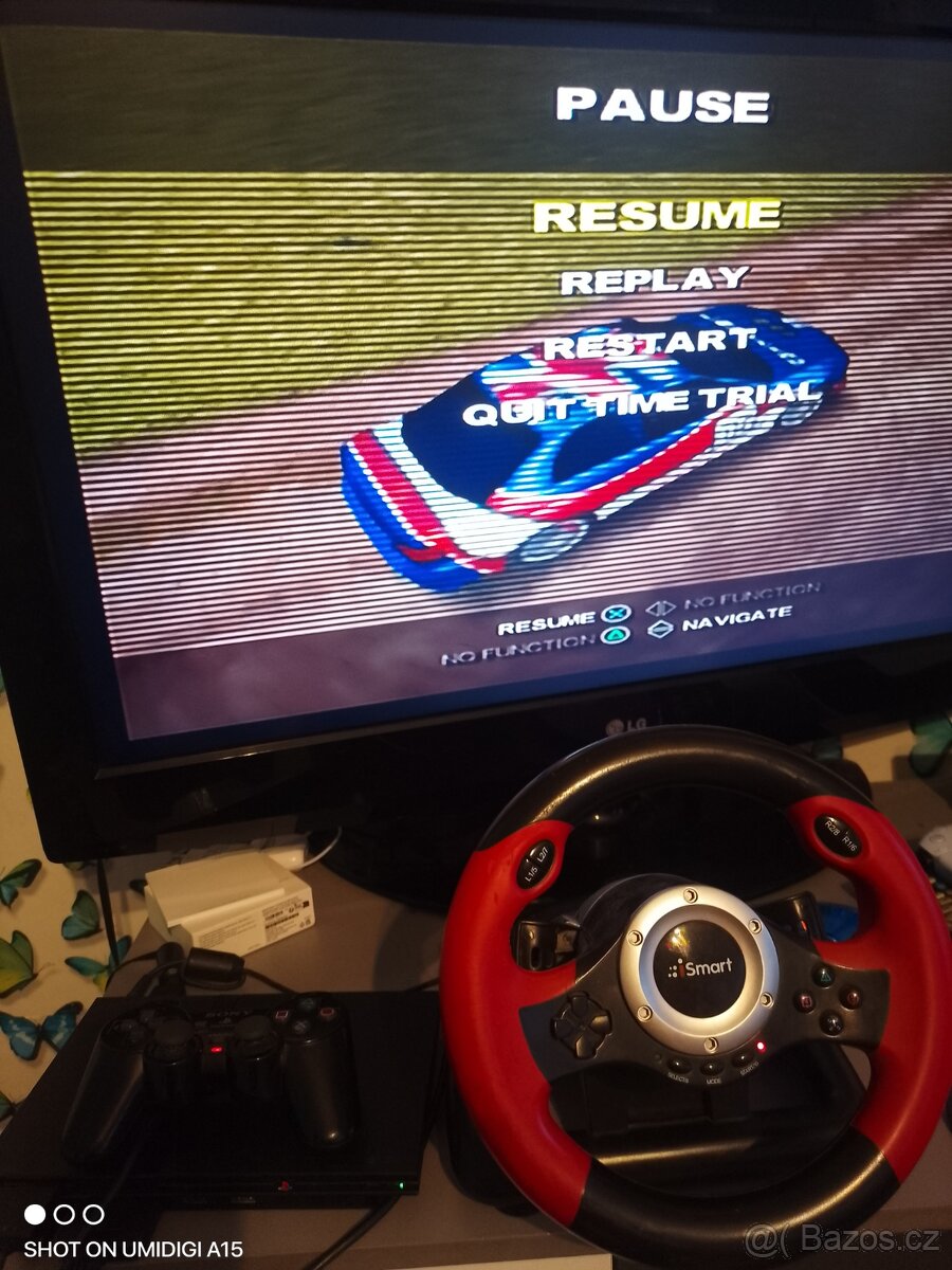 PS2 Slim + příslušenství ze soukromé sbírky - 5