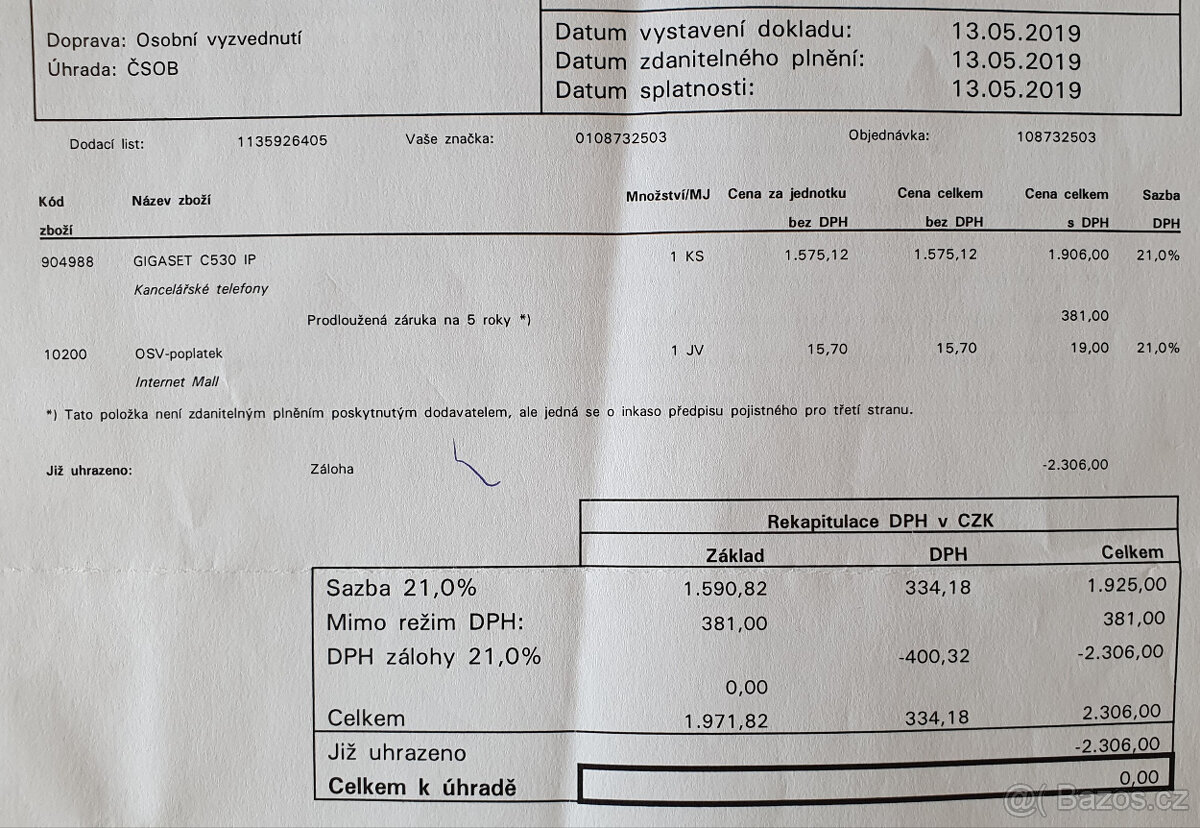 nový Siemens Gigaset C530 IP - 5