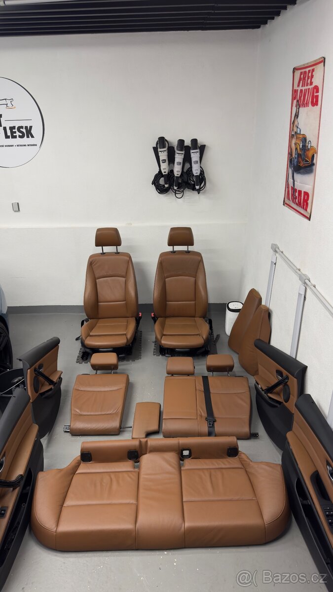 BMW E91 / Kompletní sportsitze interiér “Saddlebrown” dakota - 5