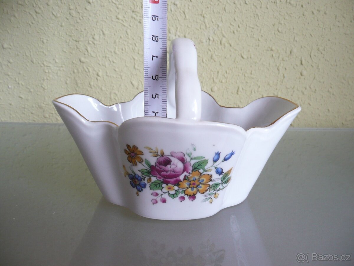 Porcelánový košíček zn. PM-Moschendorf, Bavaria - 5