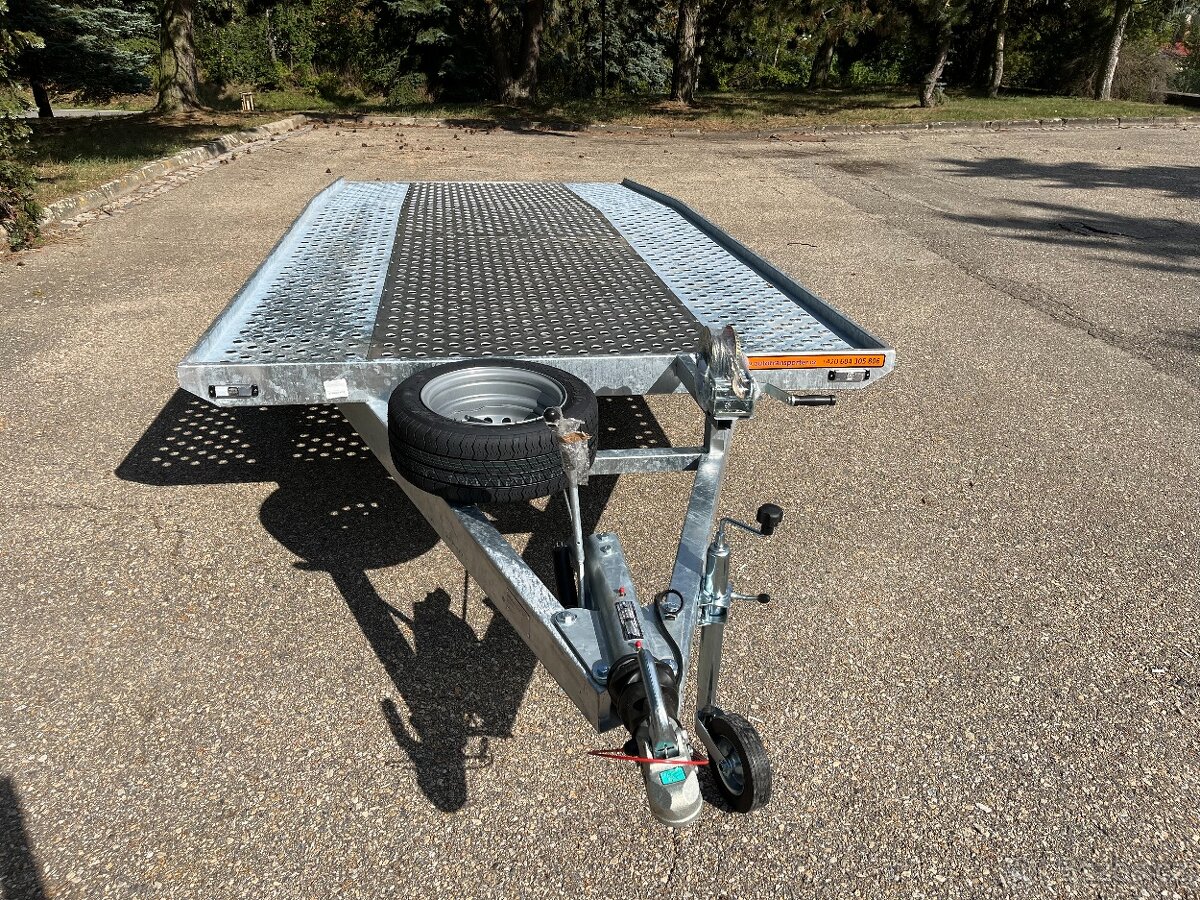 Přepravník snížený, kurtování celá plocha 450x210cm, 2700kg - 5