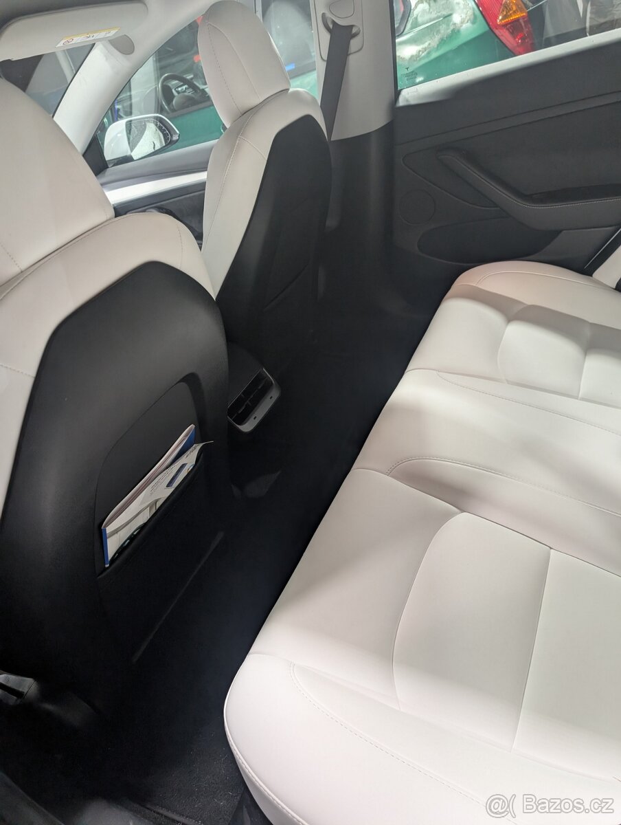 Tesla Model 3 2021 LR Bílý interiér - 5