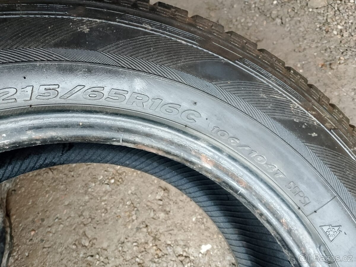 215/65/16c 106/104t Hankook - zimní pneu 4ks dodávkové - 5