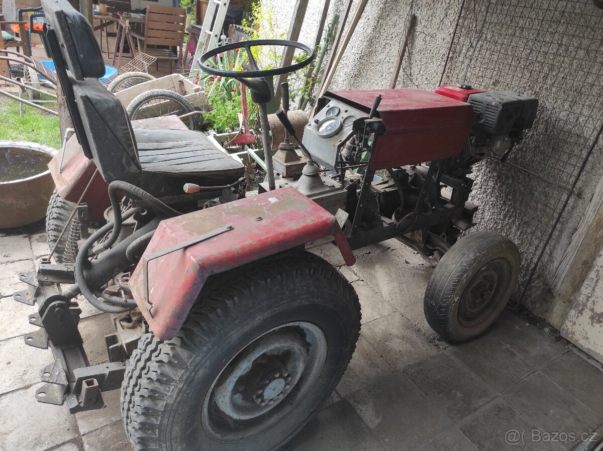 Malotraktor domácí výroby - 5