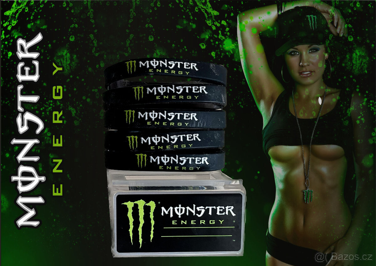 MONSTER ORIGINÁL nálepky / náramky - 5