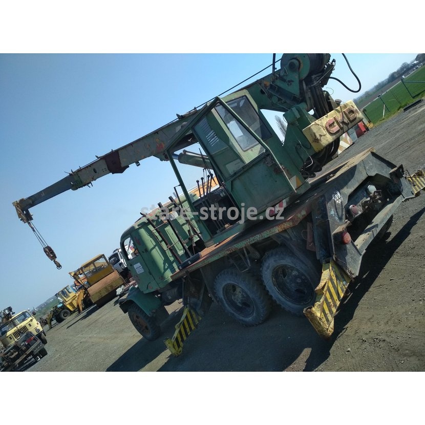 Autojeřáb Praga V3S AD80. - 5