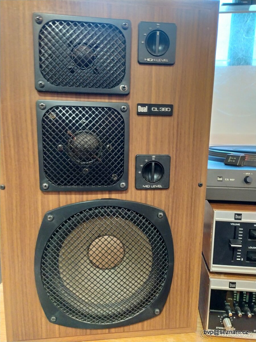 Západoněmecké HiFi DUAL CS607 CV120 CT17 CL380 2x100W - 5