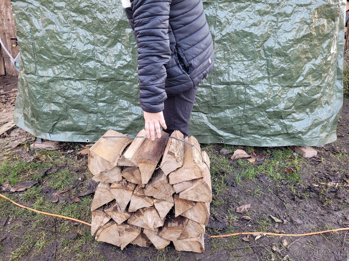 Palivové dřevo měkké-smrk, balené do balíků - 5