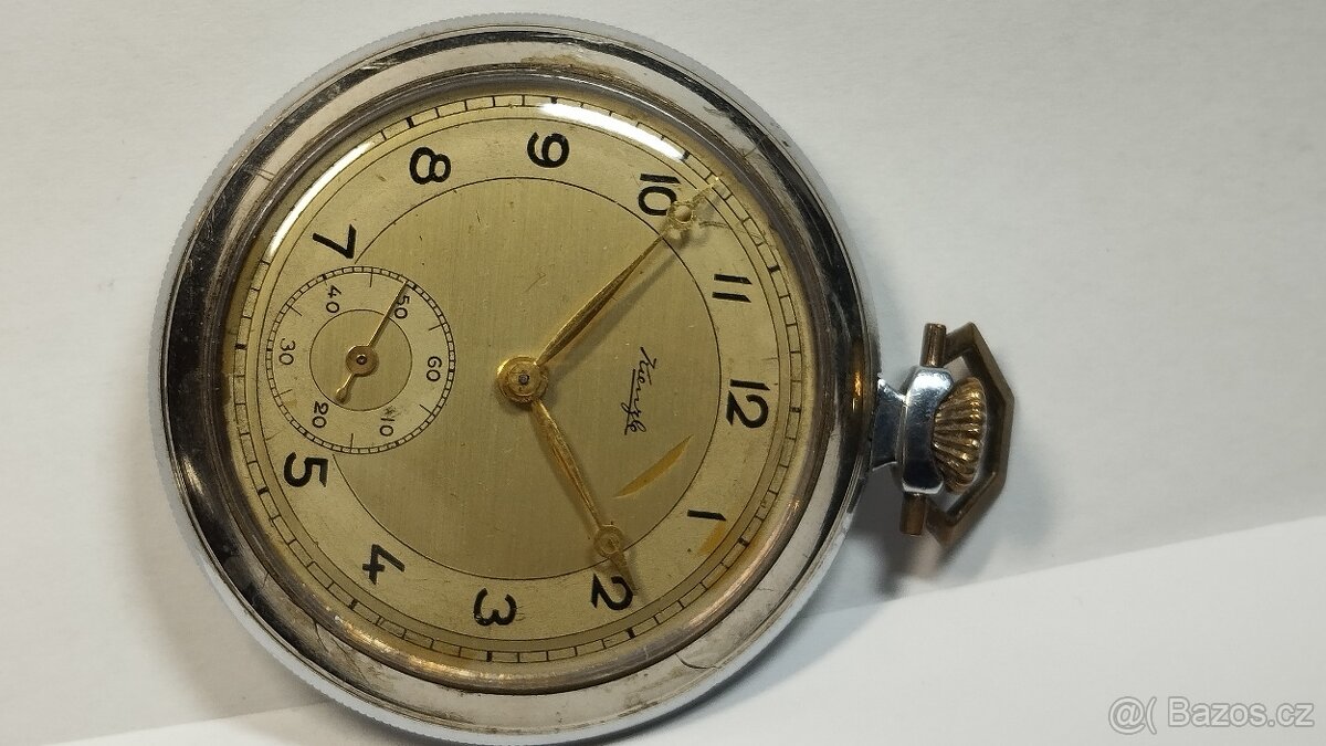 Staré pánské kapesní hodinky KIENZLE na díly, dekoraci - 5