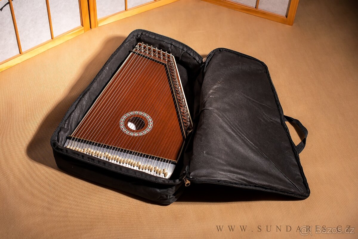 Swarmandal - Indická citera s 36 strunami - 5