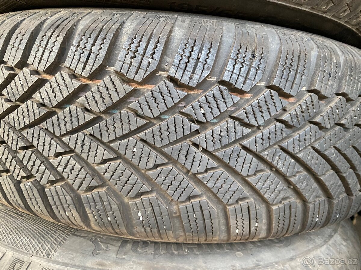 Alu kola 15” 5x108 a zimní pneu 195/65/R15 - 5