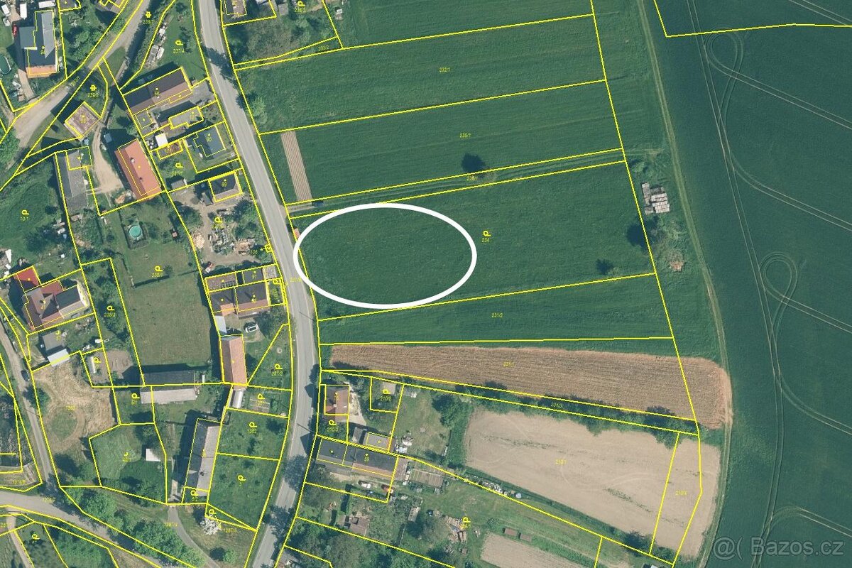 Prodej stavebního pozemku 1000 m2, Horní Kozolupy - 5