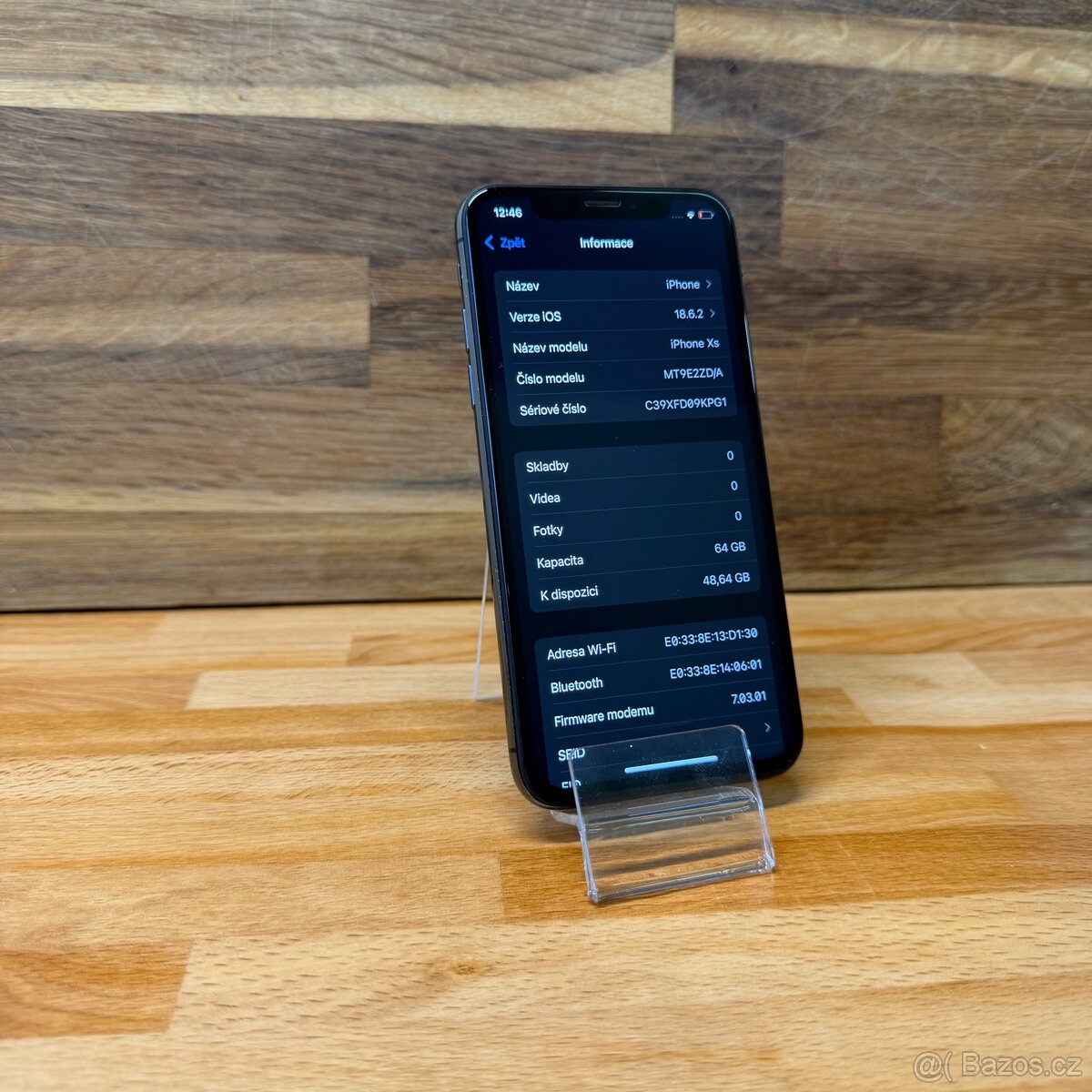 IPhone XS 64GB, černý, 100% baterie (rok záruka) - 5