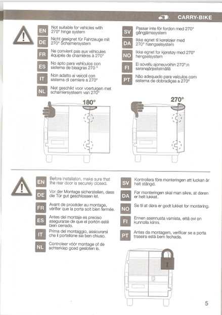 Nosič kol FIAMMA - 5