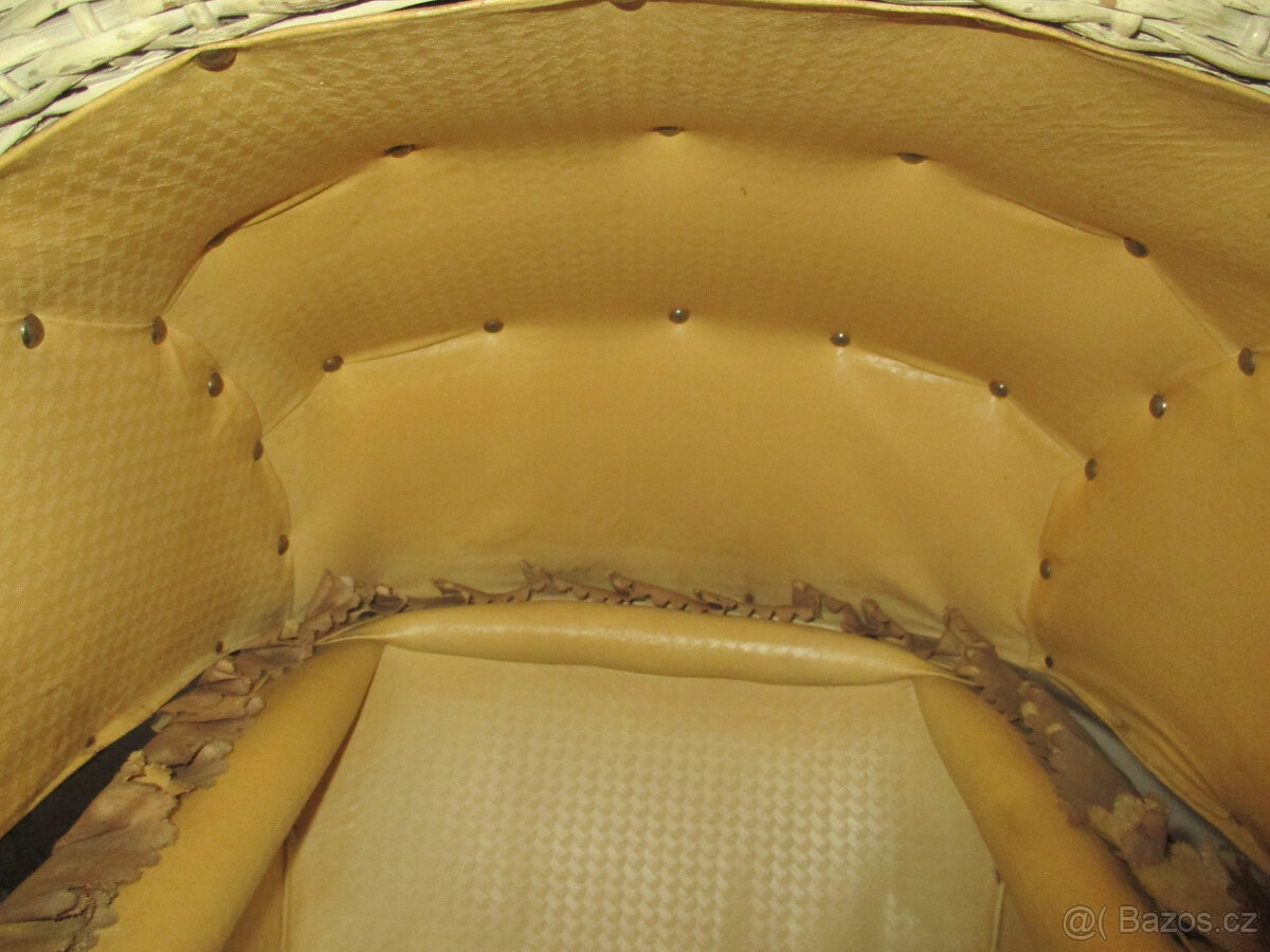 Retro kočárek košatina - 5