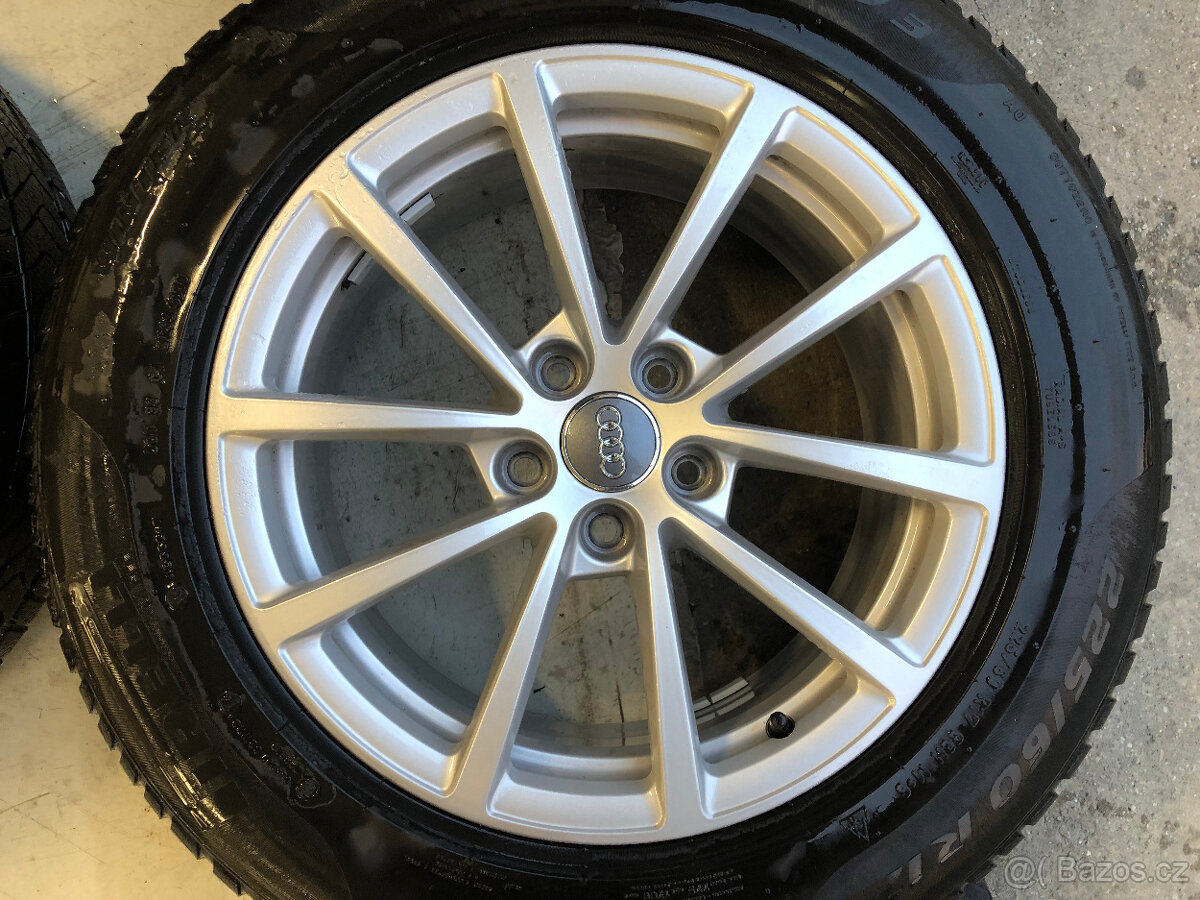 Prodám orig. ALU disky Audi s pneu zimní 225/60/17 - 5