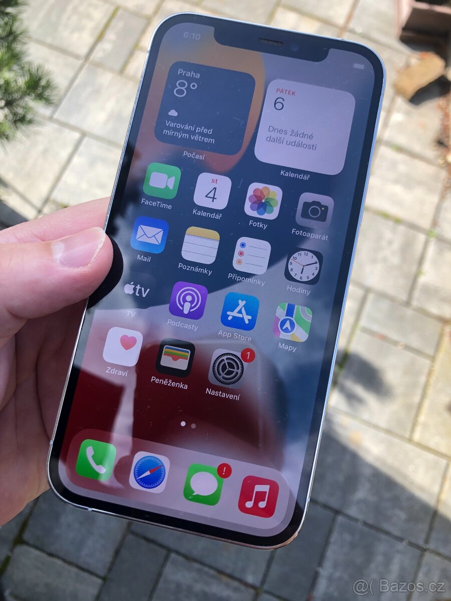 iPhone 12 PRO 128Gb v hezkém stavu, stříbrný - 5
