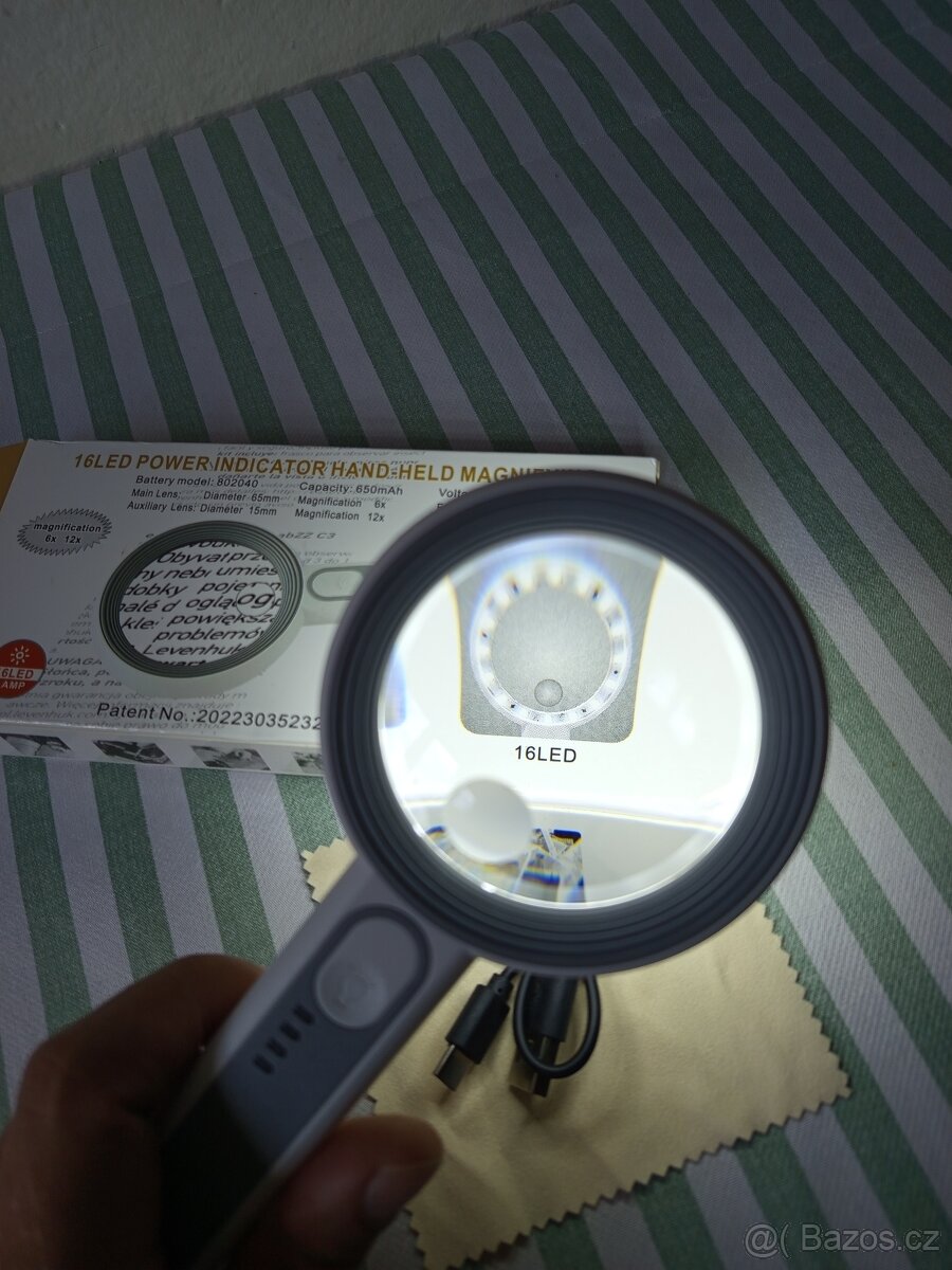 USB lupa - LED podsvícení - 5