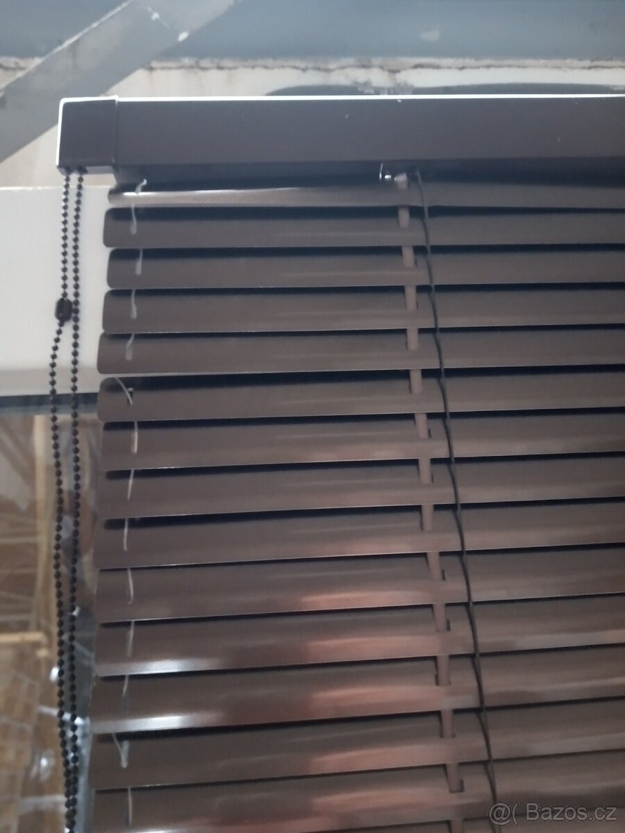 Žaluzie vnitřní hnědé nové - 5