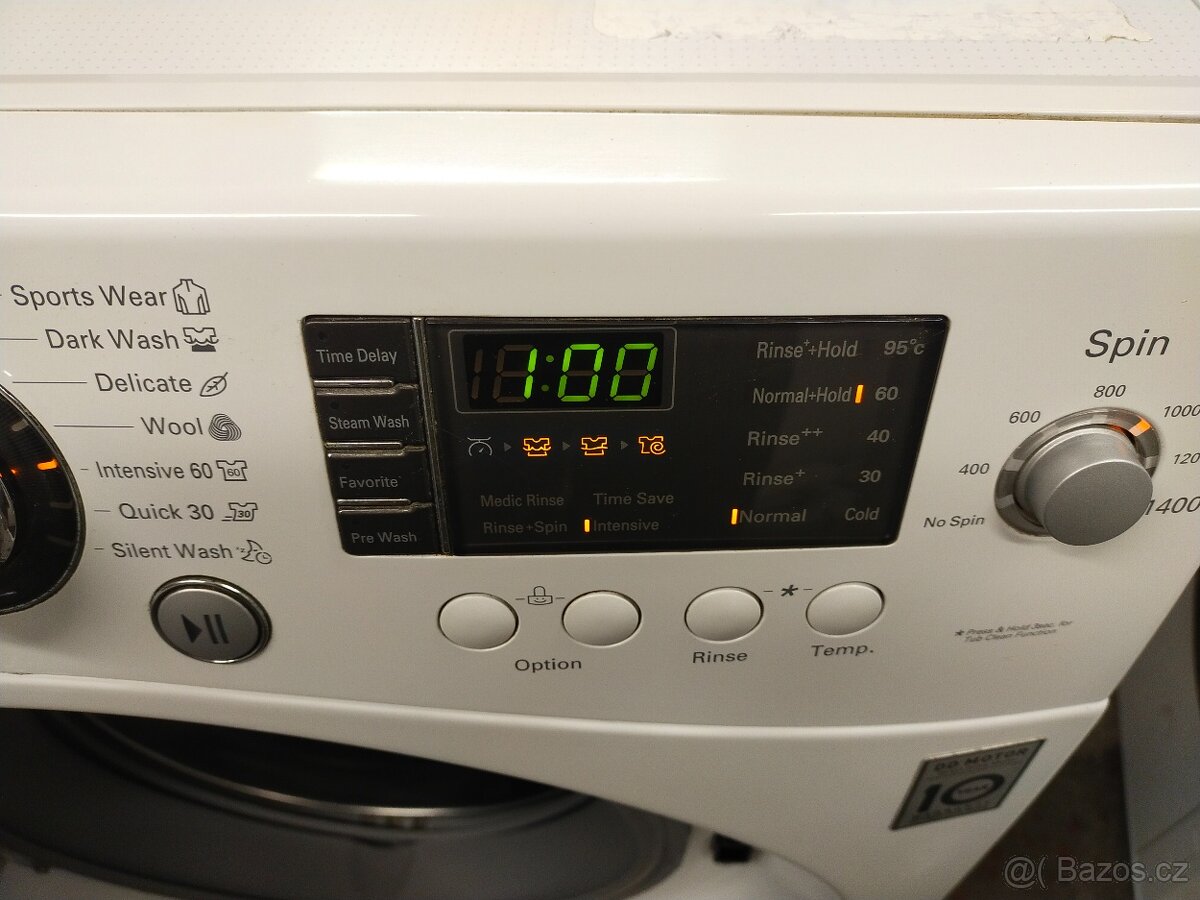 Prodám dig.pračku zn. LG 7 kg -- A+++ Dovezu - 5