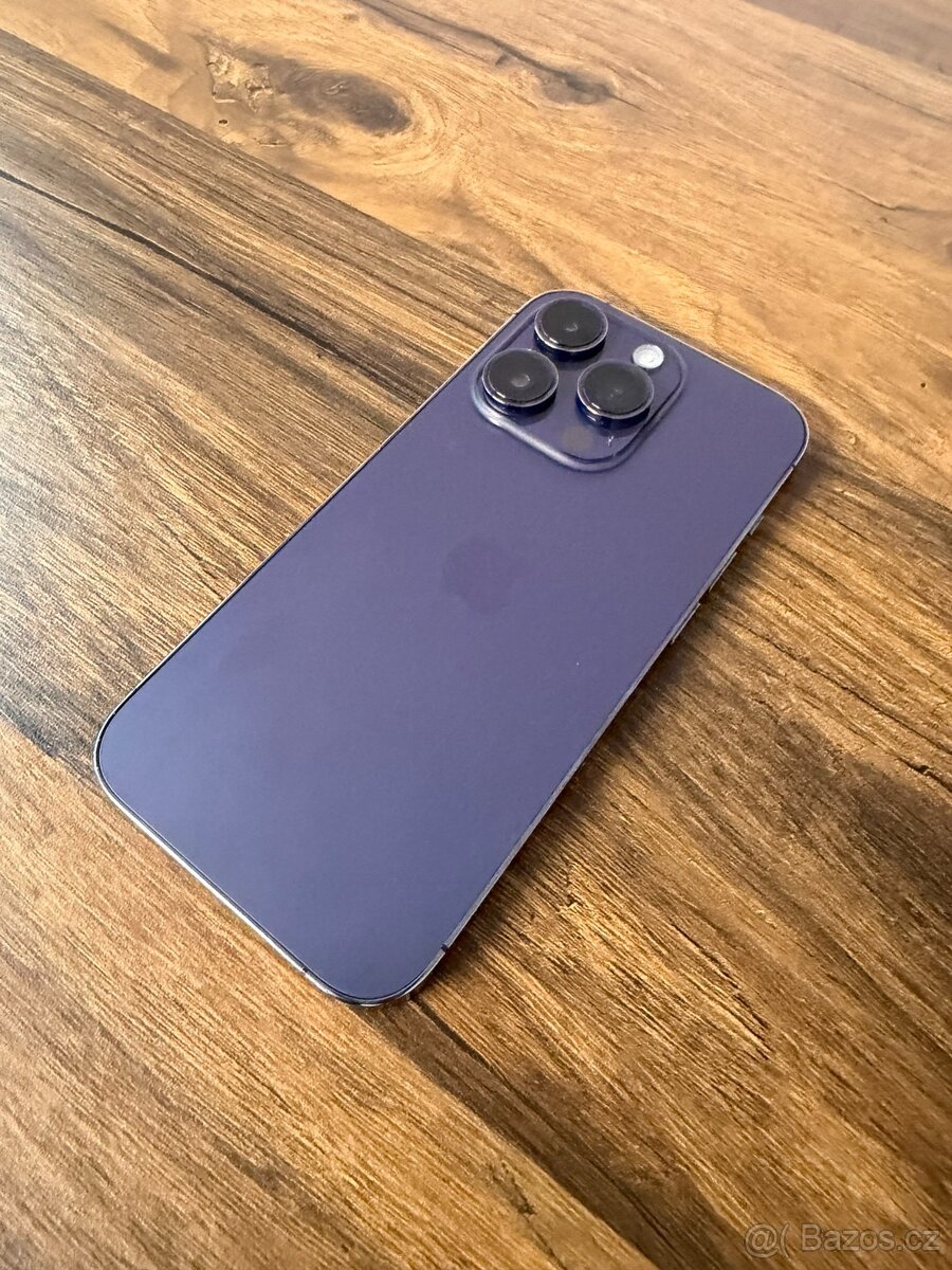 Apple iPhone 14 PRO 128 GB Deep Purple, VELMI HEZKÝ STAV - 5
