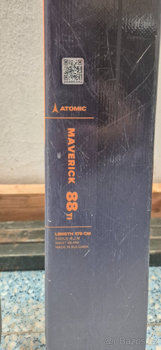 Prodám lyže Atomic Maverick 88 Ti 176cm - 5